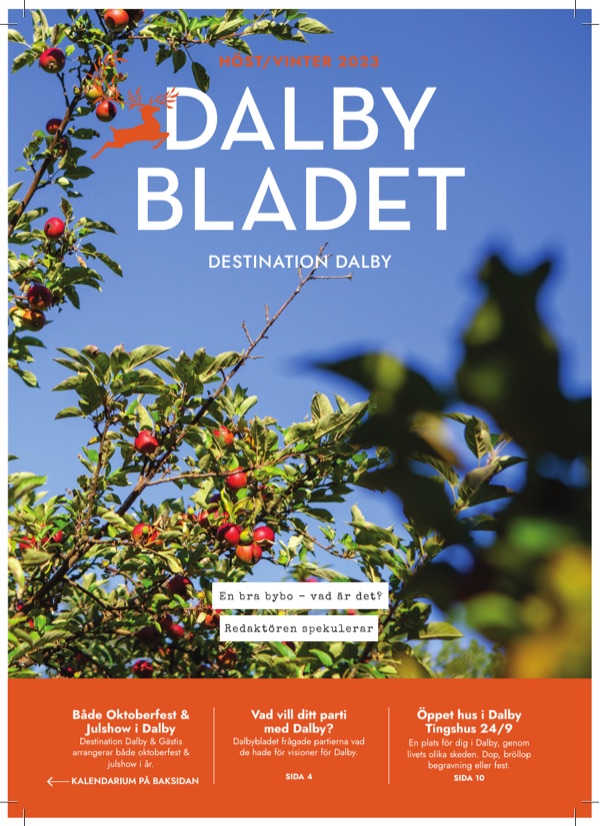 Dalbybladet Höst/Vinter 2023 - framsida