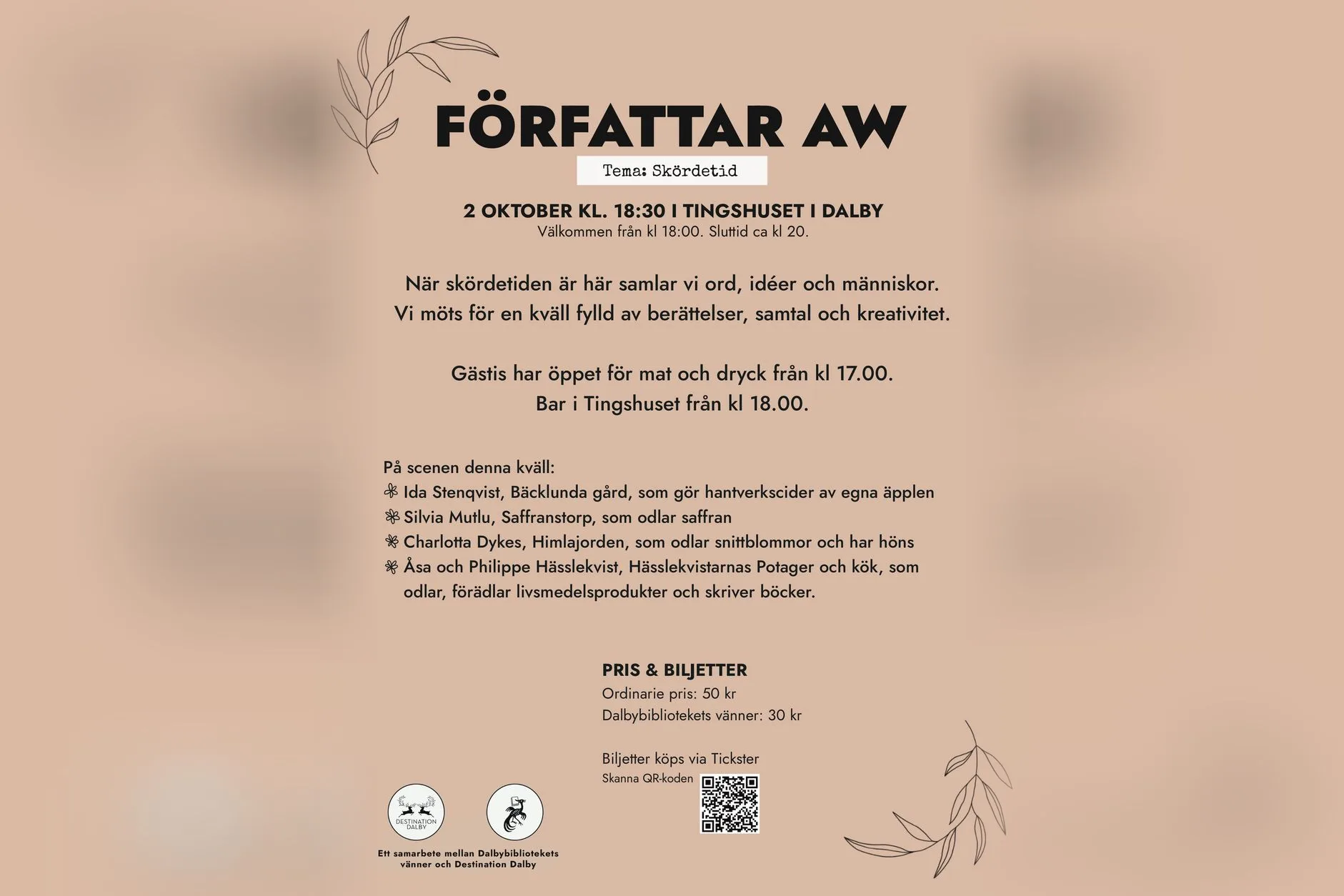 Författar AW - Skördetid